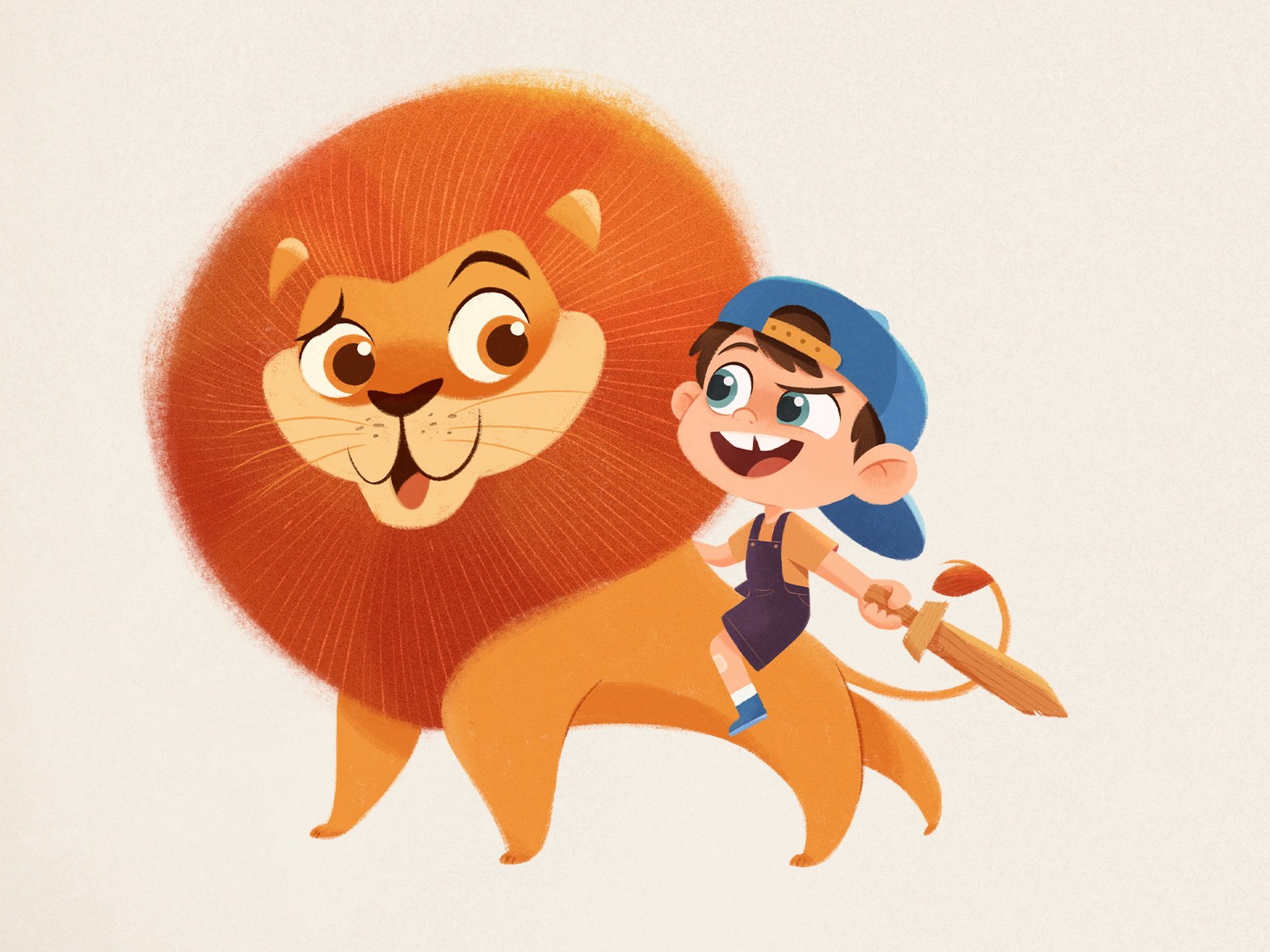 lion-and-boy